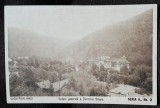 Carte Postala Sinaia, Vedere Parc Interbelic, Alb Negru, 14x9 cm, Neutilizata
