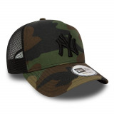 Sapca New Era clean trucker new york yankees camuflaj - Cod 7878514355478, Marime universala, Verde