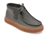 Ghete CLARKS gri, TORHILL HI, din material textil