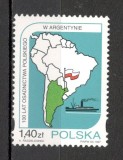 Polonia.1997 100 ani asezarilor poloneze din Argentina MP.323, Nestampilat