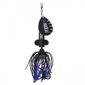 Spinnerbait Madcat A-static Screaming Spinner 65gr Black Devil foto
