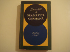 Exercitii de gramatica germana - Basilius Abager Editura Stiintifica 1969 foto