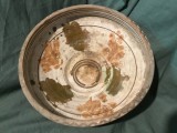 Arta si Traditie - Farfurie / Blid / Strachina / Castron de Horezu jud Valcea ceramica utilitara mijlocul sec XX !