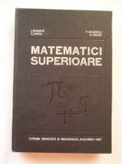 Matematici Superioare - I. Stamate V. Turcu P. Boldescu G. Vraciu ,269733 foto