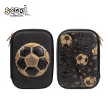 Penar neechipat 3D, 1 fermoar, FOOTBALL-GOLD EDITION, 22.5&times;15.5&times;6 cm &ndash; S-COOL