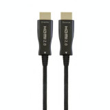 CABLU video GEMBIRD HDMI (T) la HDMI (T) 30m premium AOC (Active Optical Cable) conectori auriti rezolutie maxima 4K (3840 x 2160) la 60 Hz negru &amp;quo