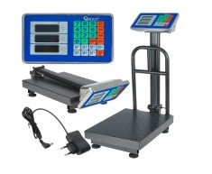 Cantar comercial cu platforma, afisaj LCD, capacitate maxima 150 kg, Geko G71164