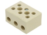 Regletă de Conexiuni cu Șurub 16mm2 450V 3 Piste