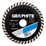 Disc diamantat 125 mm Turbo Wave Graphite pentru beton si piatra