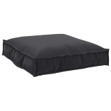 Cumpara ieftin Pernă pentru șezut din paleți Negru 70 x 70 x 12 cm
