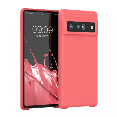 Husa pentru Google Pixel 6 Pro, Silicon, Roz, 55863.219, kwmobile foto