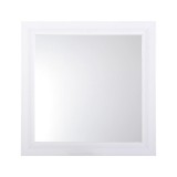 Oglinda de perete decorativa, 36x36 cm, Alb, ATU-083481, Oem
