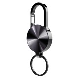 Reportofon Spion Integrat In Breloc TSS-S25, Memorie 8 GB Inclusa, MP3 Player, Activare Vocala, Negru