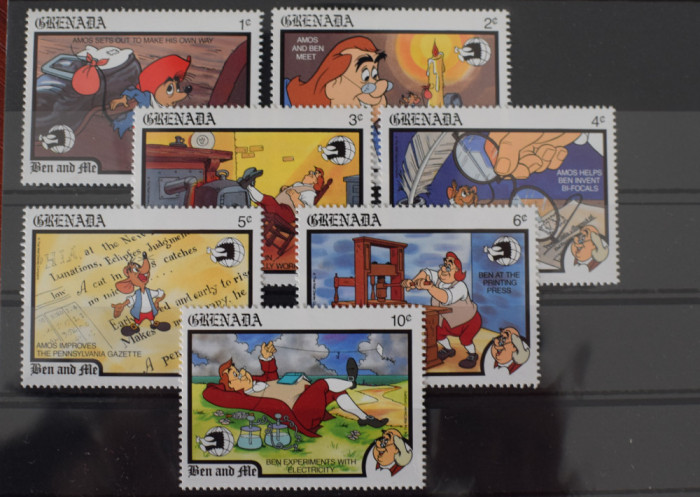 TS23/11 Timbre Serie Grenada - Disney animatie -