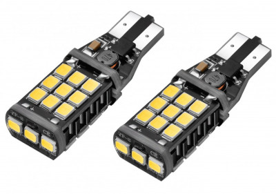 Set 2 Buc Bec Led T15 21 SMD 12V-24V LED 287 foto