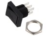 Rocker Switch ON-ON 3A/125VAC 3A/28VDC - Black
