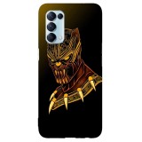 Husa compatibila cu Oppo A72 4G model Black Panther, Silicon, TPU, Viceversa, Transparent, Carcasa