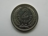 2 CENTESIMOS 1953 URUGUAY, Africa