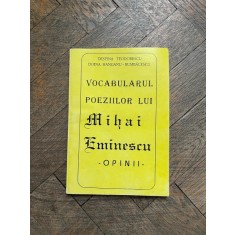 Despina Teodorescu Vocabularul poeziilor lui Mihai Eminescu