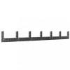 VidaXL Coș de gabion &icirc;n formă de U cu 7 st&acirc;lpi, 740x20x100 cm, fier