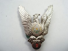 ROMANIA - INSIGNA MILITARA AVIATIE - PILOT CL. 2, MODEL 1977, RSR, IM1.146