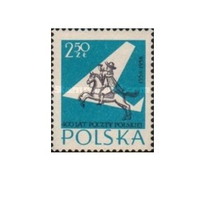 Polonia 1958 - Călăreț, neuzata