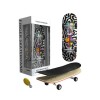 Fingerboard Skateboard Premium Innovium&trade;, Model &ldquo;Smoking&rdquo;, Mini Skateboard Din Lemn, Trucuri Profesionale, 5.5 &times; 12 &times; 4.5 CM