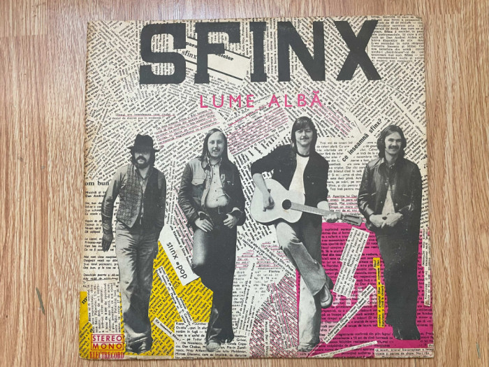 Sfinx lume alba 1975 disc vinyl lp muzica progresiv hard rock STM EDE 01113 VG