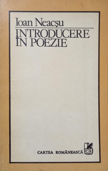 INTRODUCERE IN POEZIE-IOAN NEACSU-225576