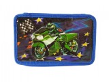 Cumpara ieftin Penar pentru copii Motocicleta, Albastru, 20 cm, LTOY49