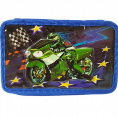 Penar pentru copii Motocicleta, Albastru, 20 cm, LTOY49