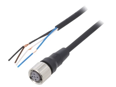 Cablu M12 4 pini, 5m, IP67 foto