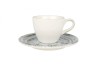 Bonna Odette - Ce&Egrave;ti de espresso &Egrave;i farfurie - 80.0 cc - Por&Aring;&pound;elan - 6er set