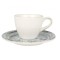 Bonna Odette - Ce&Egrave;ti de espresso &Egrave;i farfurie - 80.0 cc - Por&Aring;&pound;elan - 6er set