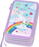 Penar echipat 44 piese 3 fermoare unicorn Faber Castell, Lecom