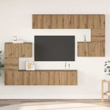 Set comodă TV Altele 8 pcs stejar artizanal 80 x 30 x 30 cm