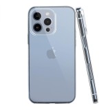 Husa de protectie compatibila apple iphone 14 pro, pc slim, premium, protectie camera, transparent