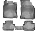 Covorase Auto Tip Tavita Cauciuc Nissan Qashqai II 2014-2020 + Protectie Tunel Spate ALM Negre