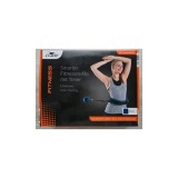 Cumpara ieftin Cerc fitness hula hoop Crane, circumferinta reglabila intre 60 si 105 cm, plastic, albastru