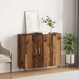 VidaXL Bufet cu depozitare cu ușă Maro 90 x 34 x 80 cm Lemn compozit