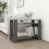 VidaXL Bibliotecă/Separator cameră, gri, 80x35x56,5 cm, lemn masiv pin 813896