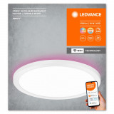 Plafoniera LED RGB inteligenta Ledvance Smart+ WiFi ORBIS ULTRA SLIM BACKLIGHT,