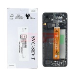 LCD+Touchscreen cu Rama Samsung Galaxy A02 / A022 BLACK Original Service Pack