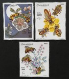 SOMALIA-INSECTE-ALBINE-3 V.-2000-Neobliterate-SOM 169, Africa, Fauna