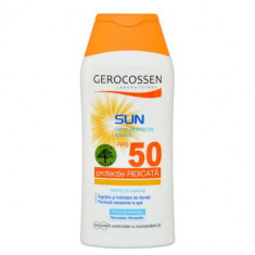 Sun lapte cu protectie solara SPF 50, 200 ml, Gerocossen Plaja