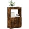 Gossi dulap inalt, stejar fumuriu, 63x33x100 cm, lemn prelucrat