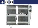 Radiator incalzire habitaclu Audi A3, Q3, Tt; Proton Wira; Seat Alhambra, Altea; Skoda Octavia II, Superb II; VW Beetle, Caddy Alltrack, Caddy III,