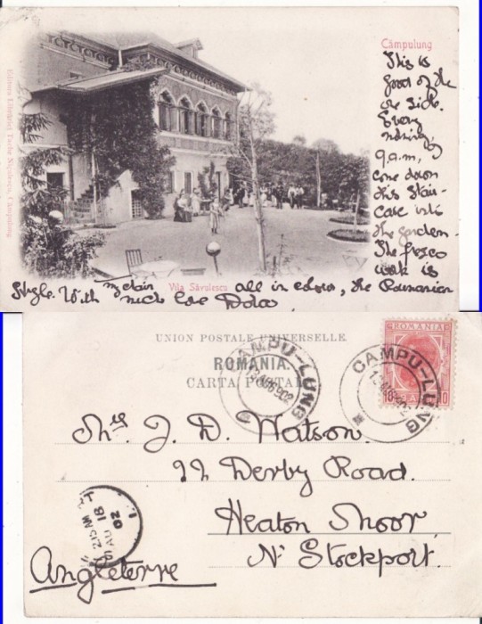 Campulung Muscel (Arges) -Vila Savulescu- clasica, rara