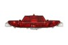 Lampa ceata spate Peugeot 208, 04.12-, fara suport bec, omologare ECE, spate, in bara de protectie, 9674308980, Stanga , Dreapta