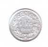 Moneda Elvetia 1 franc 1944, stare buna, curata, Europa, Argint